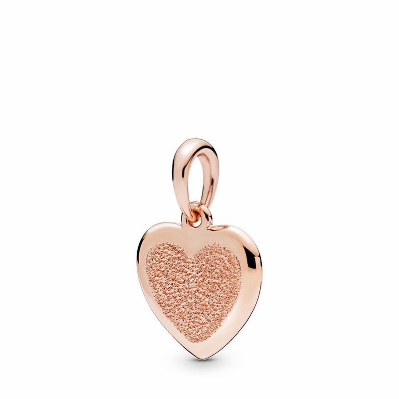 Pandora Australia Rose™ Matte Brilliance Heart Pendant | UFLBQS489